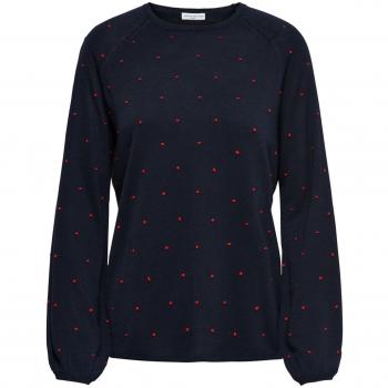 JDYDOTTIE L/S NUEVO PULÓVER KNT JERSEY DE TOPOS MANGA ABULLONADA CUELLO REDONDO
