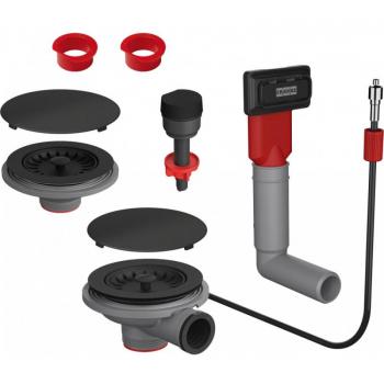 Sifone Color Line a Due Camere con Stop Auto – Kit Drenaggio Franke