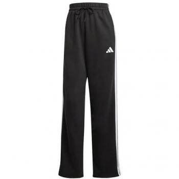 Women's Adidas Essentials Fleece Trousers – 3‑Stripe, XL, Open Hem