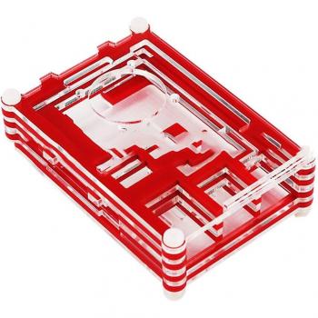 Caja Protectora 9C + Ventilador Azul para Raspberry Pi 3B, 3B+ y 2B