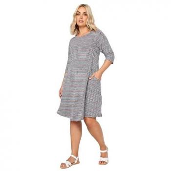 Grey Soft Touch Pocket Dress – Yours Collection