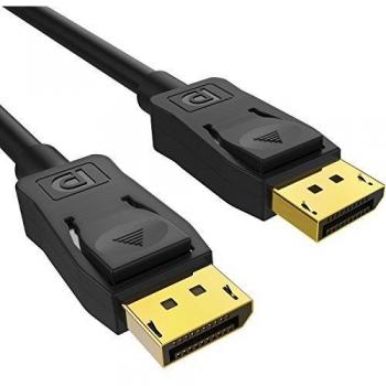 DisplayPort Gold‑Plated 2 m – 4K 3D – Compatibile Fire TV e Apple TV