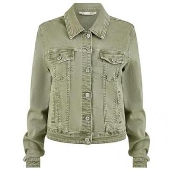 Veste Yumi Yumi en Denim Vert Stretch