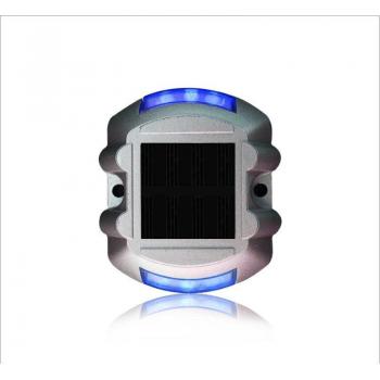 Luz de Carretera Solar Azul con Sensor Nocturno