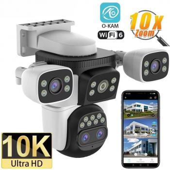 UltraZoom 10K 20MP WiFi6 Outdoor Camera with Dual Lenses