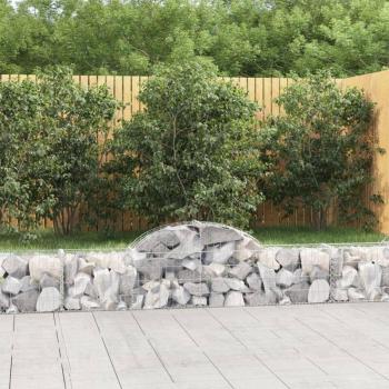 Cestini Gabbione Arco 5x – 200x30x40/60cm (Ferro Zincato)