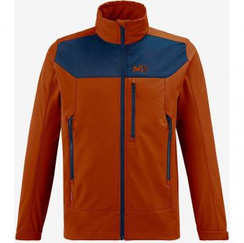 Jaqueta Millet Track Masculina em Tom Castanho