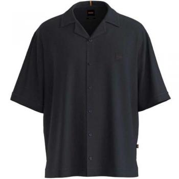 Camisa Elegante BOSS 'Lapisy' Azul Oscuro