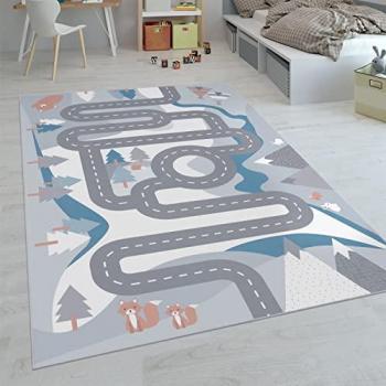 Tappeto per gioco a pelo corto 140x200 cm, Crema
