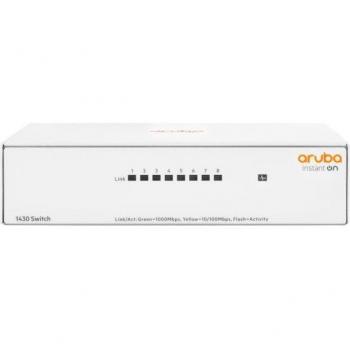 Aruba Instant On 1430 8G Non gestito L2 Gigabit Ethernet (10/100/1000) Bianco
