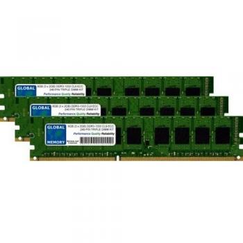Mémoire serveur DDR3 1333 MHz 6 Go (3×2 Go) DIMM ECC 240‑PIN UDIMM