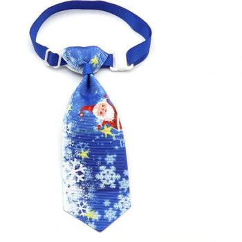 Nœud papillon pour animaux de compagnie, thème de Noël, ajustable, 1 pièce