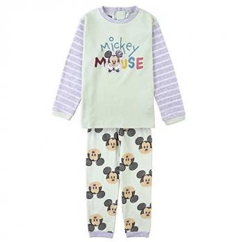 Pijama Mickey Mouse para Niños Rosa Verde Gris