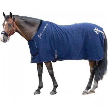 John Whitaker Chelsea Standaard-Hals Paardenshowdeken 5'3 Donkerblauw/Argenté