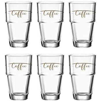LEONARDO SOLO Latte-Macchiato-Glas Set 6 Stück 410 ml