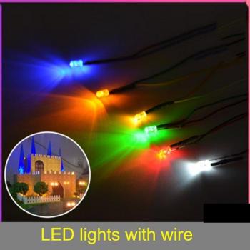 20 lumières LED colorées pour modèles réduits