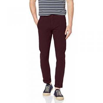 Alpha Skinny Dockers Smart 360 Flex Vaqueros Deep Burgundy 32W/30L Hombre