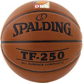 Spalding Basketball TF250 DBB 5‑Euro‑Zoll, Orange, Ein/Aus 74‑592z