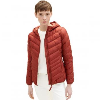 Tom Tailor ChillGuard Light Puffer – Dark Brandy Brown, XS Female