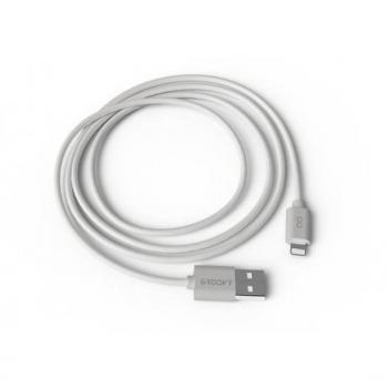 Cabo de Carregamento USB 2.0 Apple Lightning 1 metro Branco