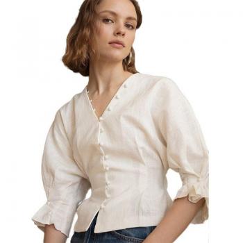 Camisa de Mujer con Botones