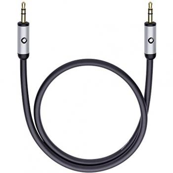 Oehlbach 60015 OFC Core 3.0 m Black Gold‑Plated 3.5 mm Audio Cable