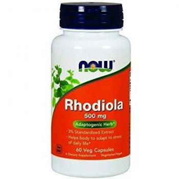 Rhodiola Rosea Now Foods 60 Caps 40 g