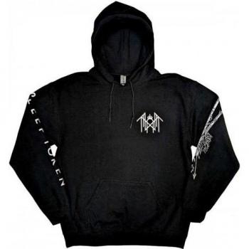 Velocidad Nocturna: Capucha Negra Estampada Trinity