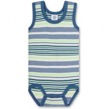 Sanetta Kinderbody blau mit Streifen