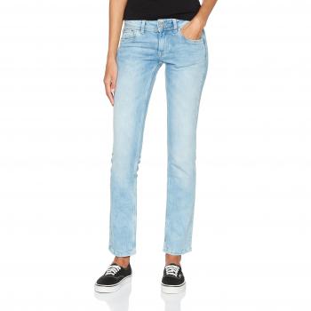 Pepe Jeans Saturn, Jeans Slim para Mujer, Azul, Talla 30