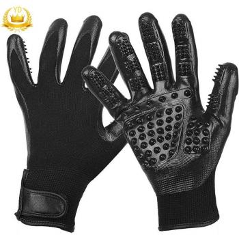Guantes de masaje para baño de mascotas