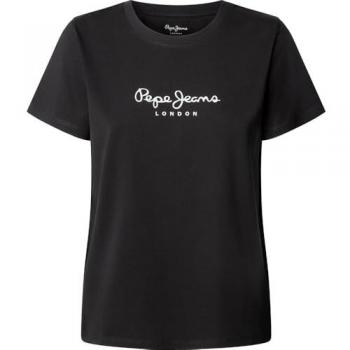 T-Shirt Berenice Negro Manga Larga – Pepe Jeans