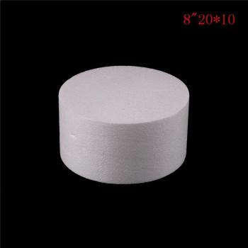 1PCS White Round Styrofoam Cake Dummy