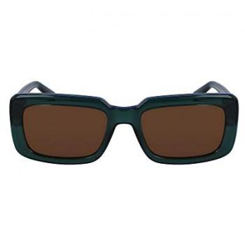Karl Lagerfeld Unisex KL6101S 300 Lunettes de soleil Bio-inject Vert Marron Carré Standard