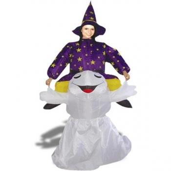 Costume Halloween strega gonfiabile