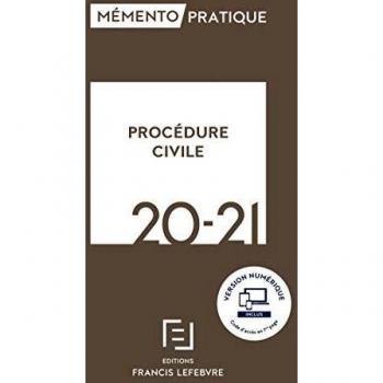 MEMENTO PROCEDURE CIVILE 2020-2021
