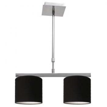 FABRILAMP FAB 1.523/2-NEGRO Lámpara Planetario Cromo/Negro 2xE14 (62x43)