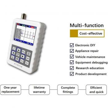 Osciloscopio de mano KKmoon 2031H, mini dispositivo digital con ancho de banda de 30M y frecuencia de muestreo de 200 MS/s