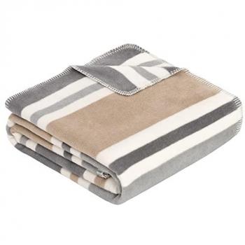 IBENA Barnsley Wohndecke – Jacquard-Streifen-Variante