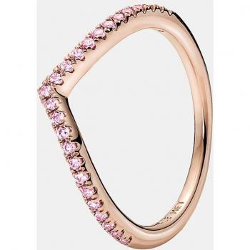 Anillo Pandora Deseo Reluciente Rosa con circonitas