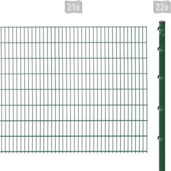 Doppelstabmattenzaun ESSENTIAL 163, Stahl und Kunststoff, H:163cm