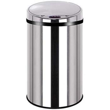Pattumiera automatica 30 l in acciaio inox