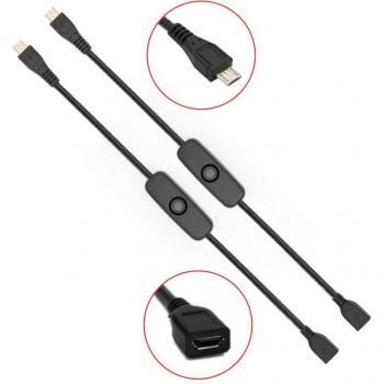Raspberry Pi Power USB Cable with Switch Control