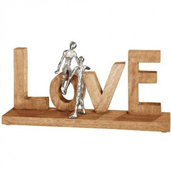 GILDE Dekoobjekt Skulptur Schriftzug LOVE