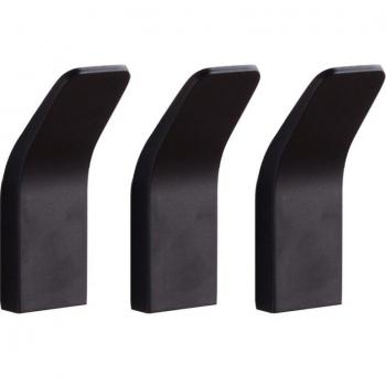 Wall Mounted Black Coat Hooks