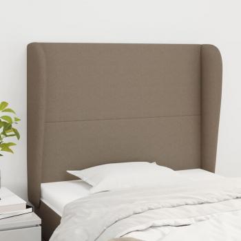 VidaXL Kopfteil mit Ohren Blau 83x23x118/128 cm Stoff