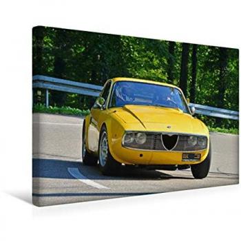 Calvendo Textil-Leinwand: Alfa Romeo Junior Zagato B.1971 – 45 × 30 cm