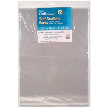 Darice Clear Self-Sealing Storage Bag