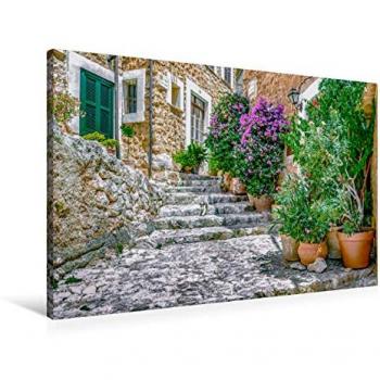 Premium Textil-Leinwand 90 × 60 cm Mallorquinische Landschaft (Dieter Meyer)