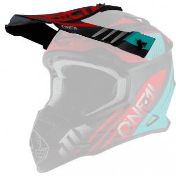 Pico de Casco Oneal 2Series Spyde 2.0 en Negro y Rojo